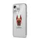 Boxer Personalised iPhone 14 Pro Max Clear Tough Case Silver Angled Image