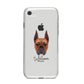 Boxer Personalised iPhone 8 Bumper Case on Silver iPhone