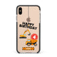 Boys Birthday Diggers Personalised Apple iPhone Xs Max Impact Case Black Edge on Gold Phone