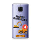 Boys Birthday Diggers Personalised Huawei Mate 20X Phone Case