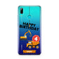 Boys Birthday Diggers Personalised Huawei P Smart 2019 Case