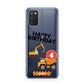 Boys Birthday Diggers Personalised Samsung A02s Case