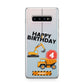 Boys Birthday Diggers Personalised Samsung Galaxy S10 Plus Case