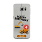 Boys Birthday Diggers Personalised Samsung Galaxy S6 Case