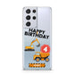 Boys Birthday Diggers Personalised Samsung S21 Ultra Case