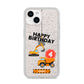 Boys Birthday Diggers Personalised iPhone 14 Glitter Tough Case Starlight