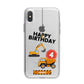 Boys Birthday Diggers Personalised iPhone X Bumper Case on Silver iPhone Alternative Image 1