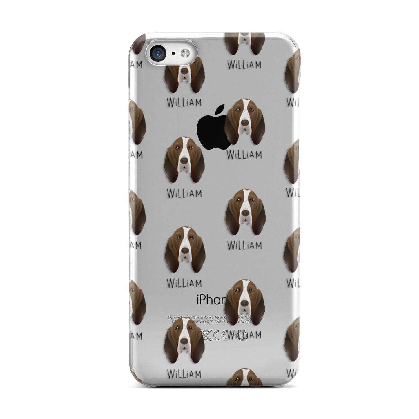 Bracco Italiano Icon with Name Apple iPhone 5c Case