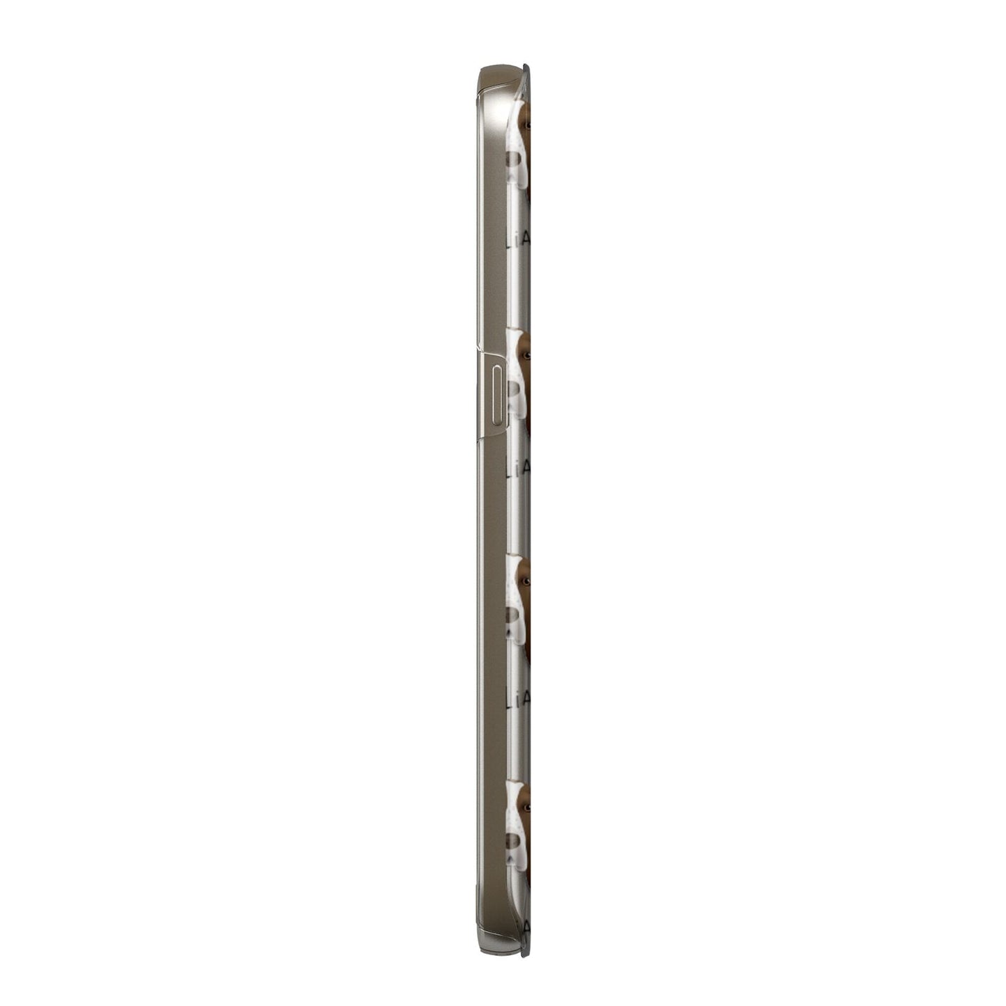 Bracco Italiano Icon with Name Samsung Galaxy Case Side View