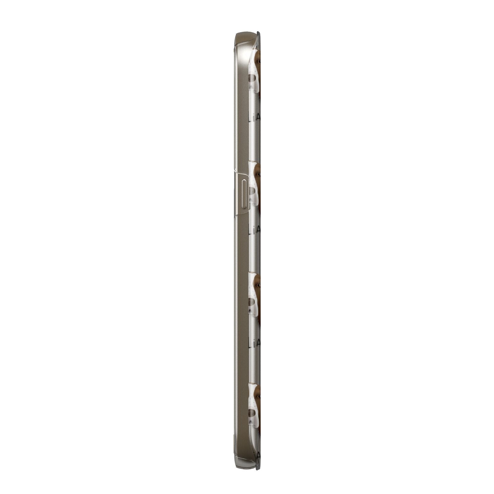 Bracco Italiano Icon with Name Samsung Galaxy Case Side View