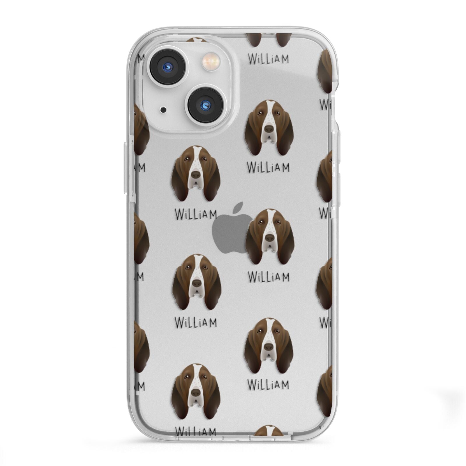 Bracco Italiano Icon with Name iPhone 13 Mini TPU Impact Case with White Edges