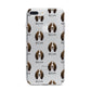 Bracco Italiano Icon with Name iPhone 7 Plus Bumper Case on Silver iPhone