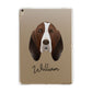 Bracco Italiano Personalised Apple iPad Gold Case
