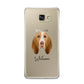 Bracco Italiano Personalised Samsung Galaxy A9 2016 Case on gold phone
