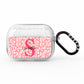 Brain Background with Monogram and Text AirPods Pro Glitter Case