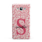 Brain Background with Monogram and Text Samsung Galaxy A7 2015 Case