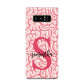 Brain Background with Monogram and Text Samsung Galaxy Note 8 Case