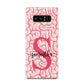 Brain Background with Monogram and Text Samsung Galaxy Note 8 Case