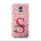 Brain Background with Monogram and Text Samsung Galaxy S5 Mini Case