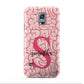 Brain Background with Monogram and Text Samsung Galaxy S5 Mini Case