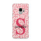 Brain Background with Monogram and Text Samsung Galaxy S9 Case