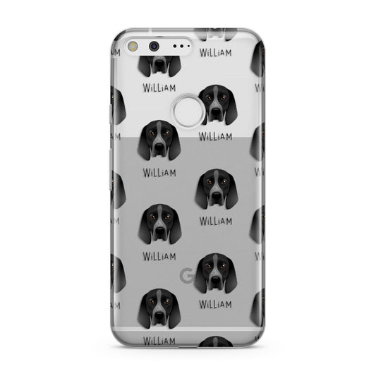 Braque D Auvergne Icon with Name Google Pixel Case