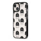 Braque D Auvergne Icon with Name iPhone 13 Black Impact Case Side Angle on Silver phone