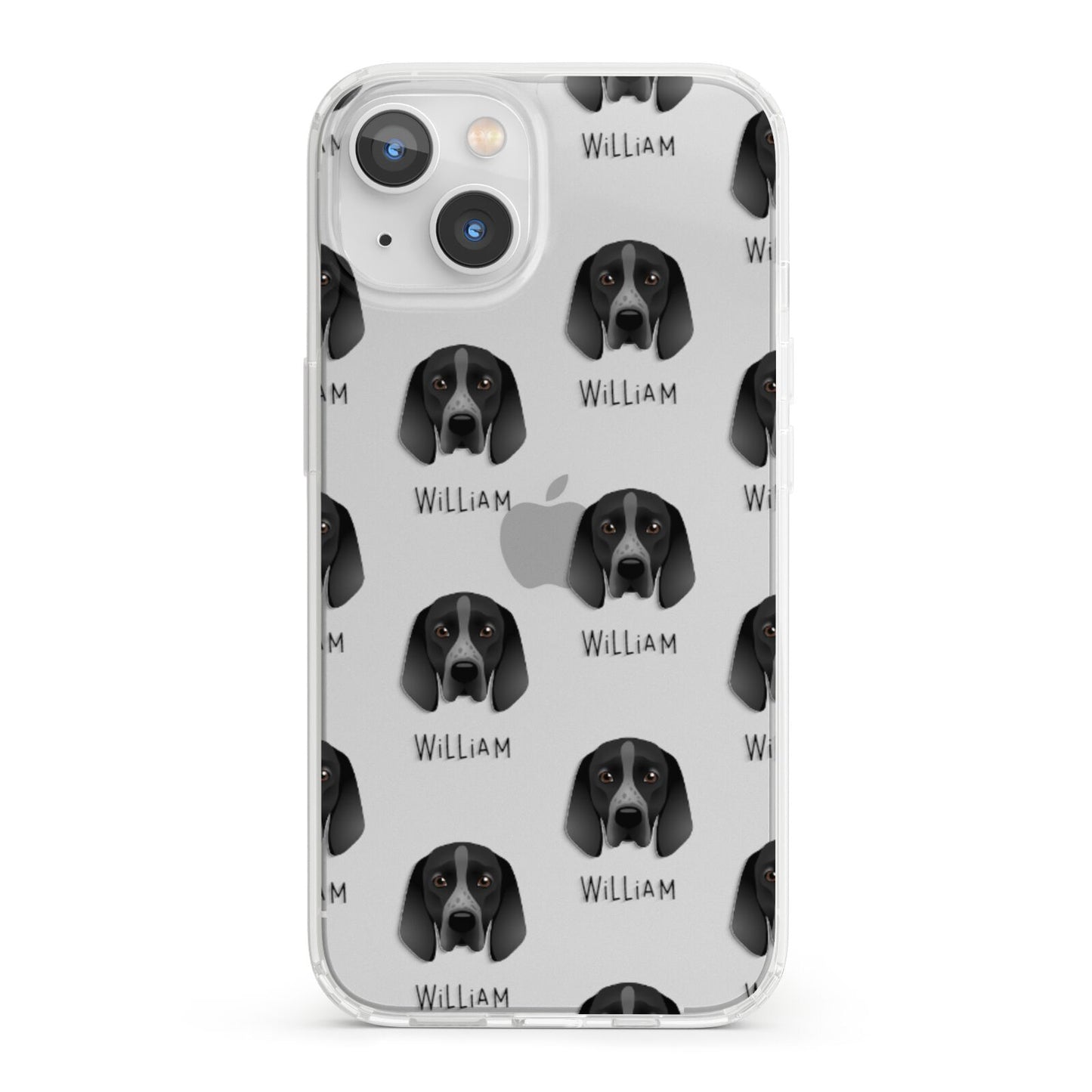 Braque D Auvergne Icon with Name iPhone 13 Clear Bumper Case