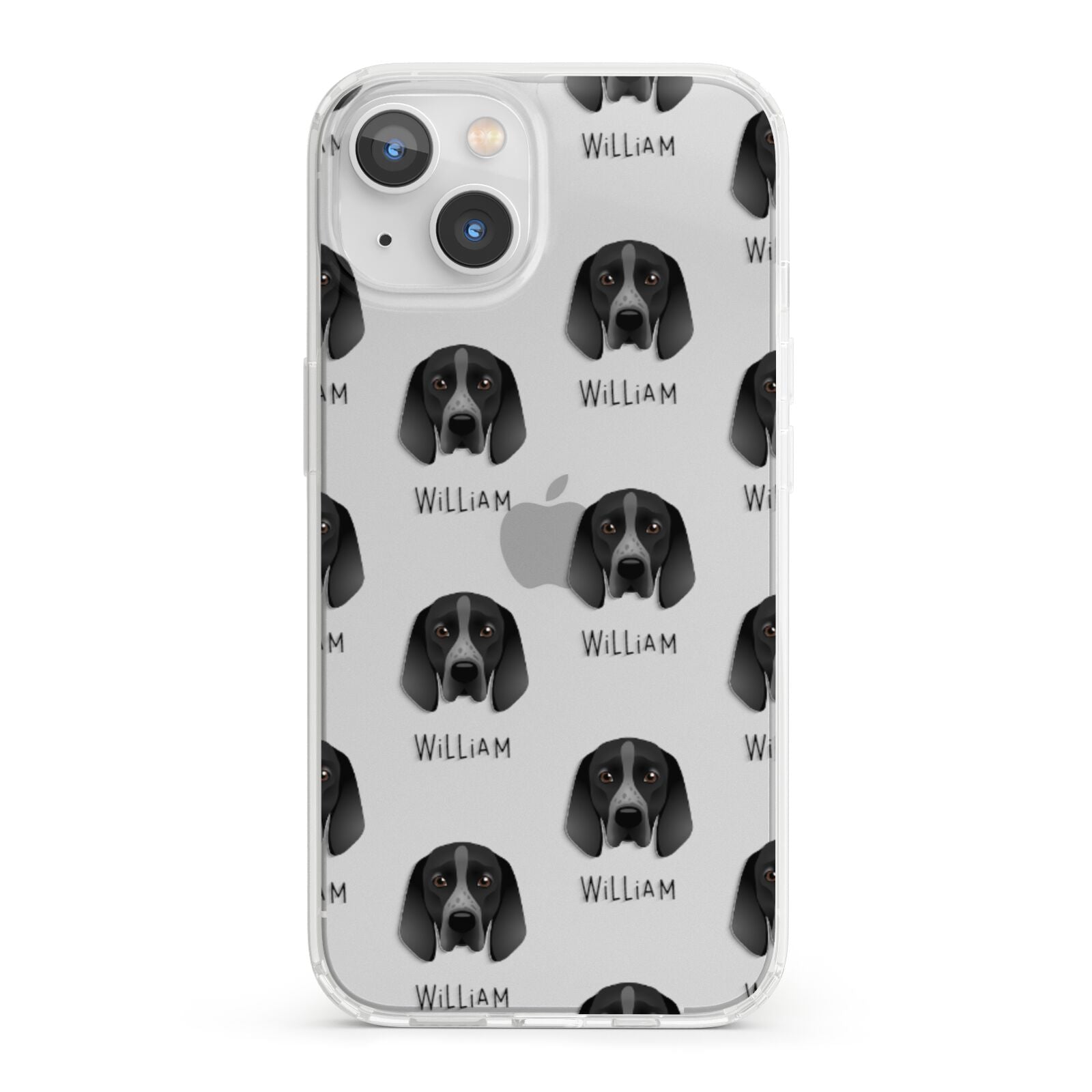 Braque D Auvergne Icon with Name iPhone 13 Clear Bumper Case