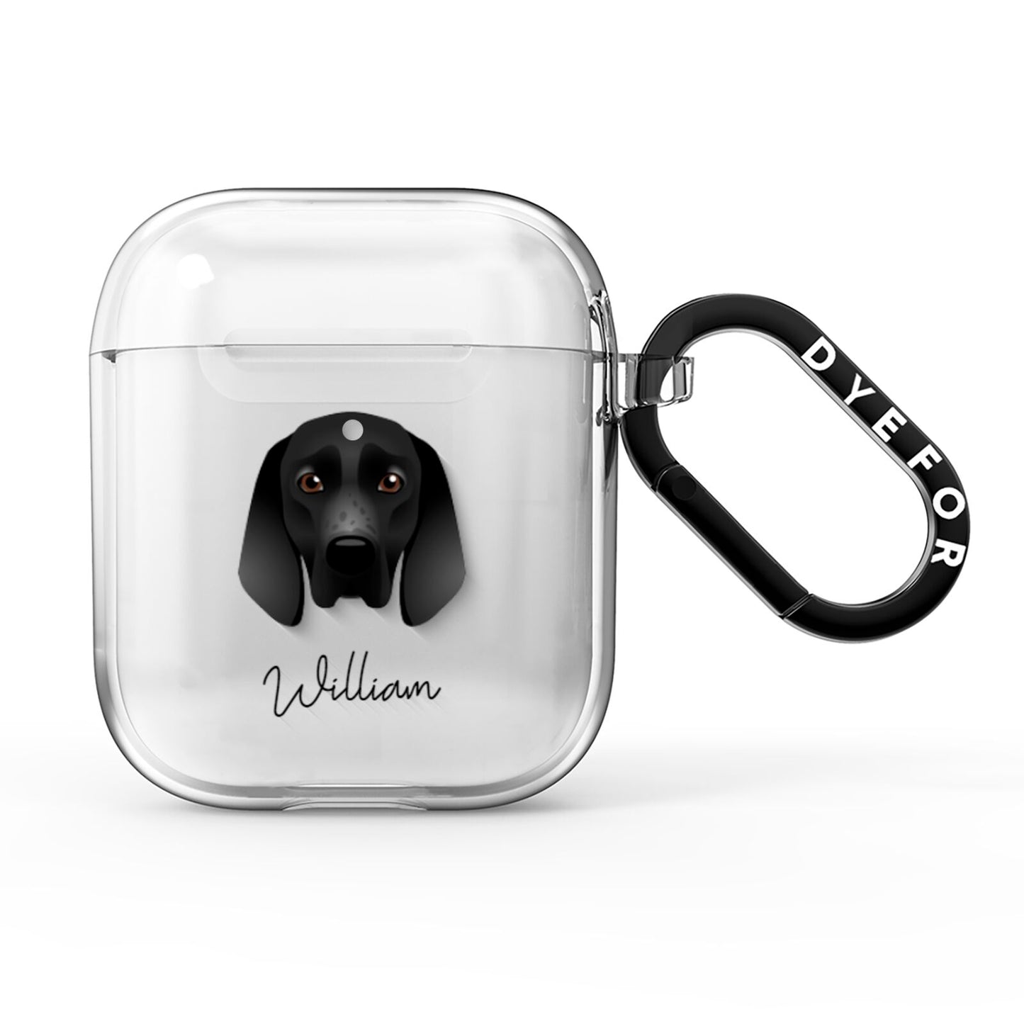 Braque D Auvergne Personalised AirPods Clear Case