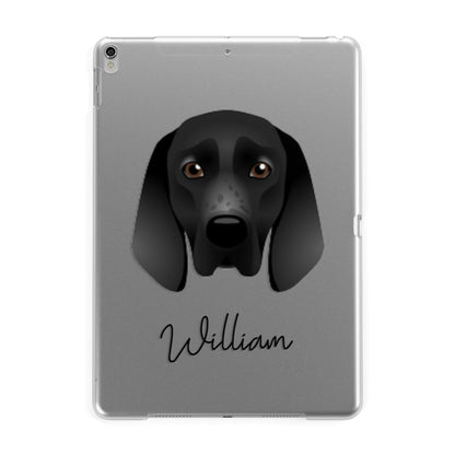 Braque D Auvergne Personalised Apple iPad Silver Case