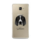 Braque D Auvergne Personalised Samsung Galaxy A7 2016 Case on gold phone