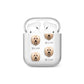 Briard Icon with Name AirPods Case