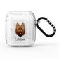 Briard Personalised AirPods Glitter Case