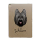 Briard Personalised Apple iPad Gold Case