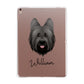 Briard Personalised Apple iPad Rose Gold Case