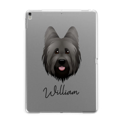 Briard Personalised Apple iPad Silver Case
