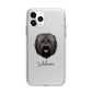 Briard Personalised Apple iPhone 11 Pro in Silver with Bumper Case