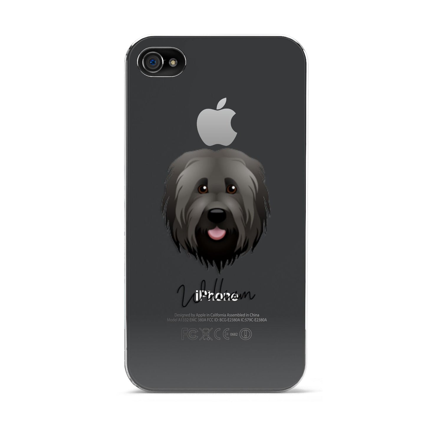 Briard Personalised Apple iPhone 4s Case