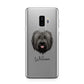 Briard Personalised Samsung Galaxy S9 Plus Case on Silver phone