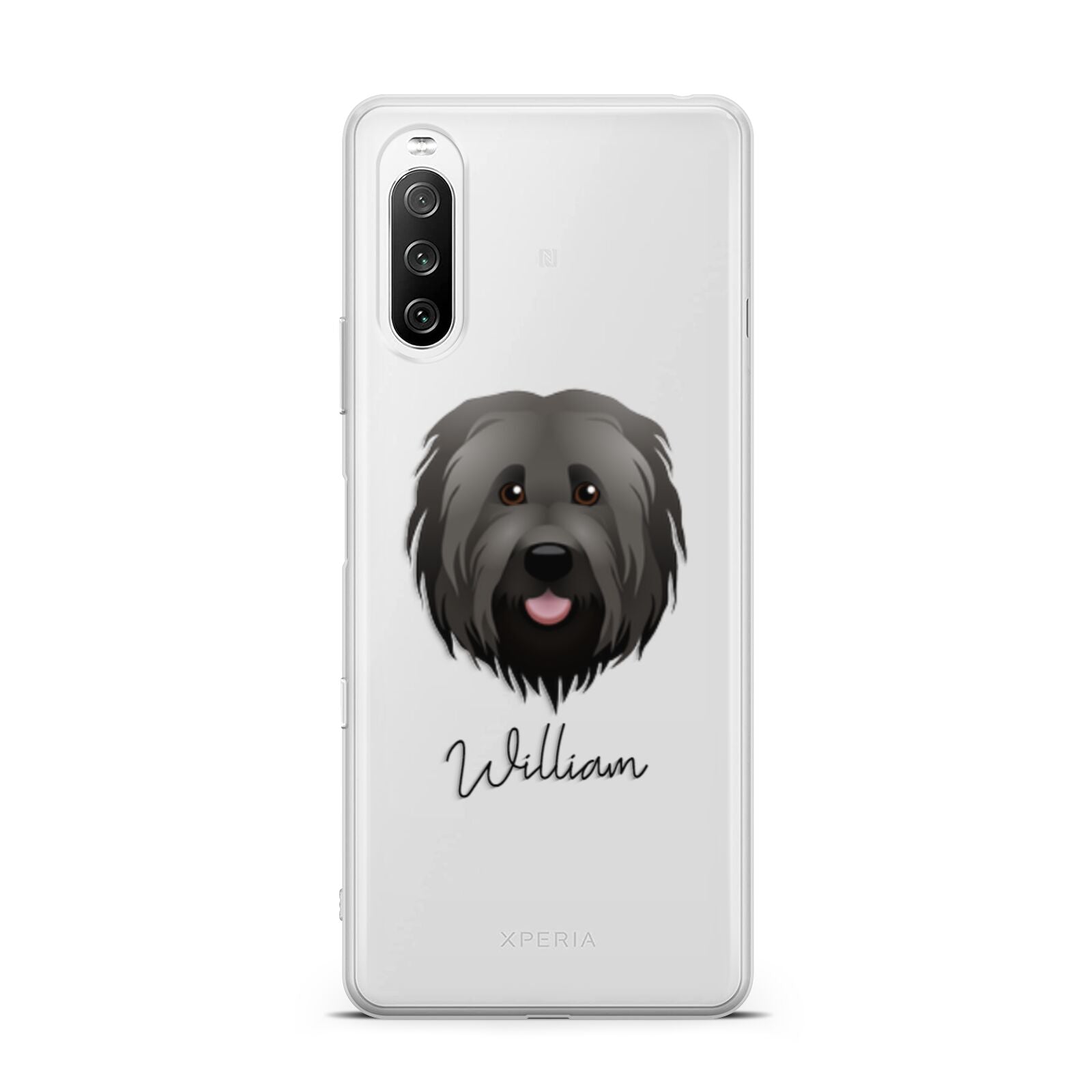 Briard Personalised Sony Xperia 10 III Case