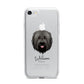 Briard Personalised iPhone 7 Bumper Case on Silver iPhone