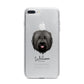 Briard Personalised iPhone 7 Plus Bumper Case on Silver iPhone