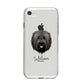 Briard Personalised iPhone 8 Bumper Case on Silver iPhone