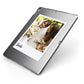 Bridal Photo Apple iPad Case on Grey iPad Side View