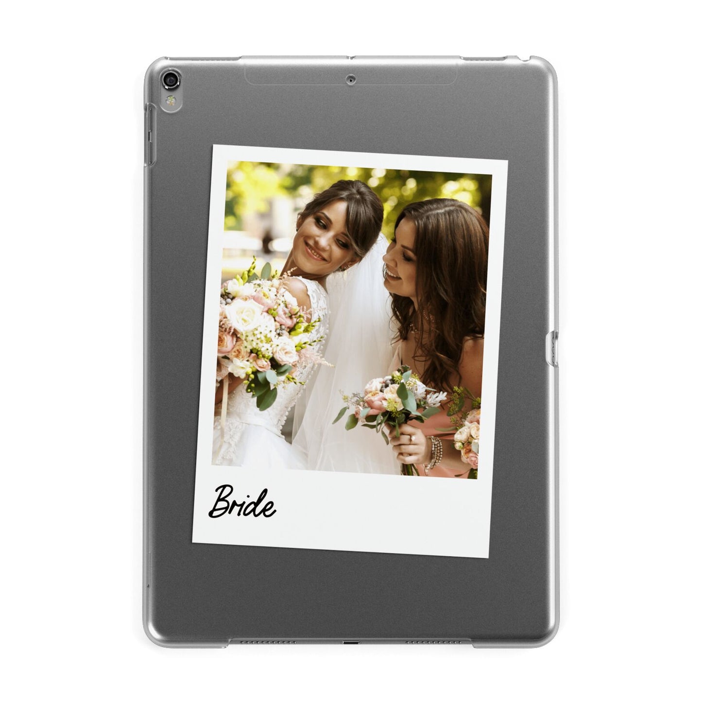 Bridal Photo Apple iPad Grey Case
