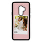 Bridal Photo Pink Pebble Leather Samsung S9 Plus Case