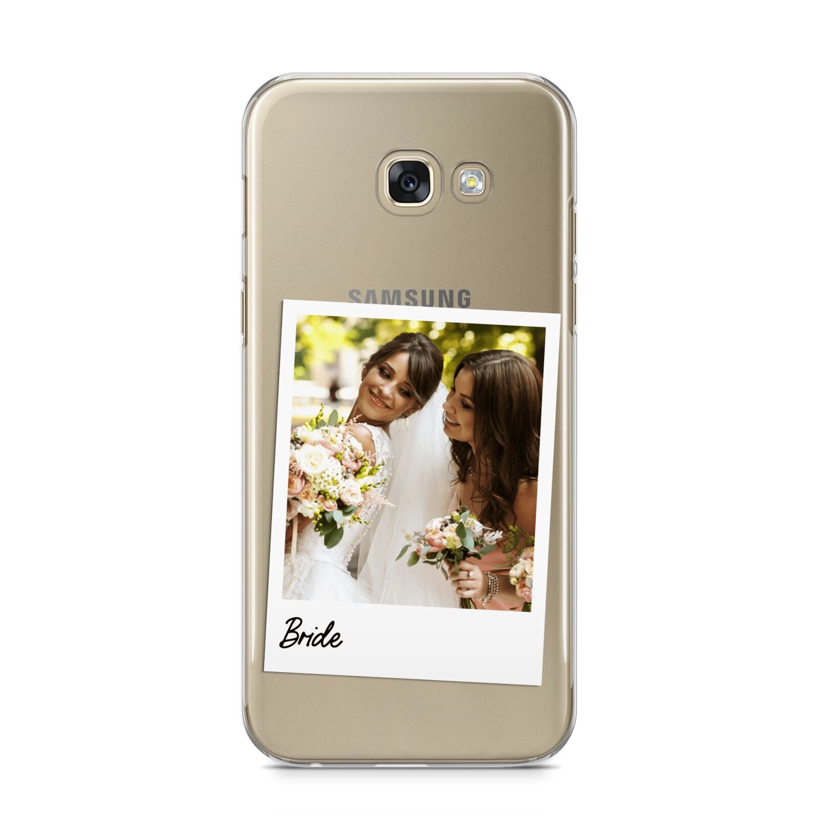Bridal Photo Samsung Galaxy A5 2017 Case on gold phone