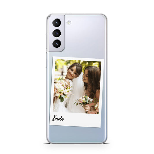 Bridal Photo Samsung S21 Plus Phone Case
