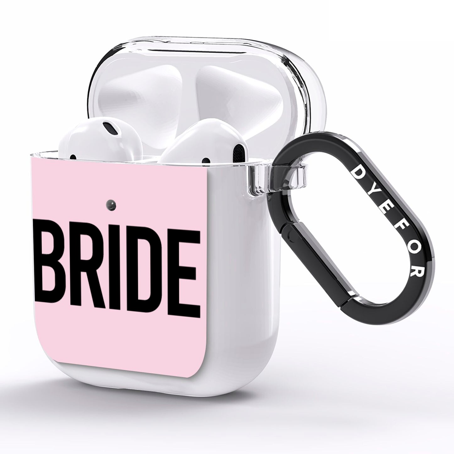 Bride AirPods Clear Case Side Image